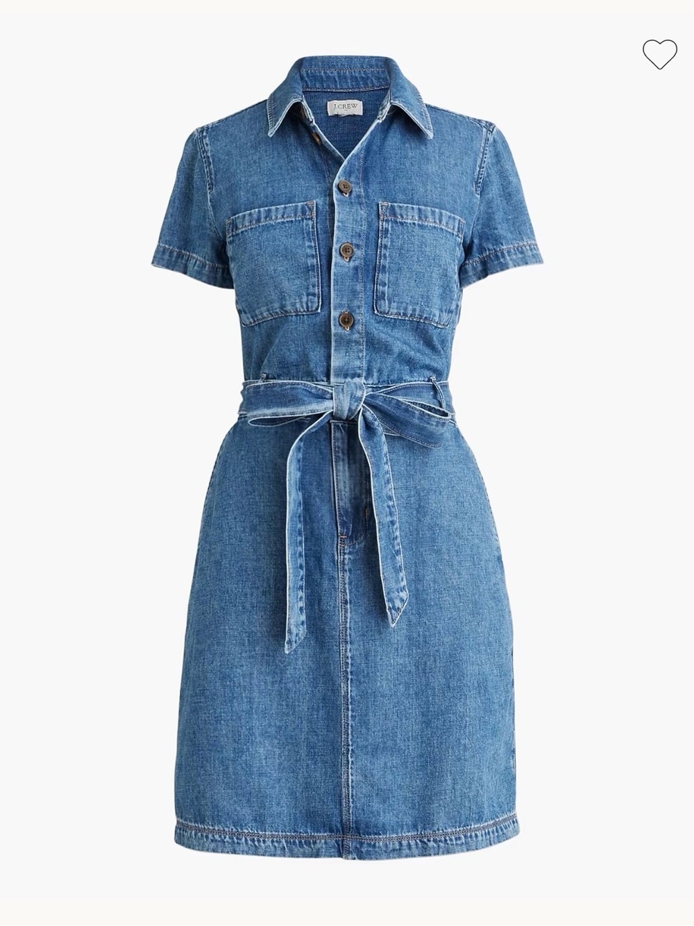 J. Crew Factory Denim Utility Dress